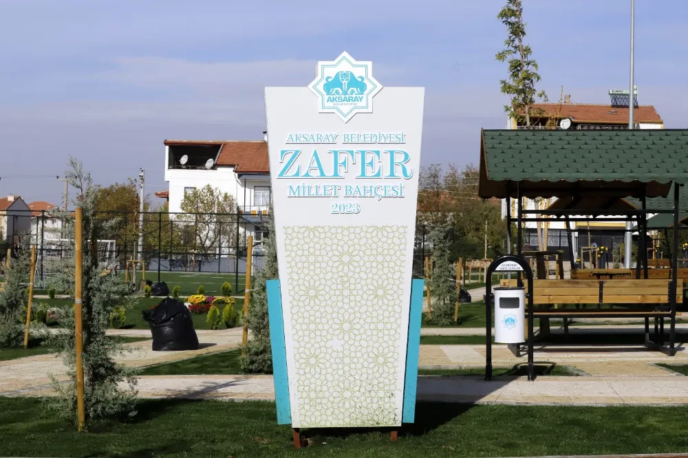 Zafer Millet Bahçesi Açılışa Hazır