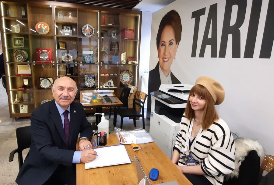 ORHAN AYDIN  İYİ PARTİ MİLLETVEKİLİ ADAYLIĞI BAŞVURUSUNDA BULUNDU