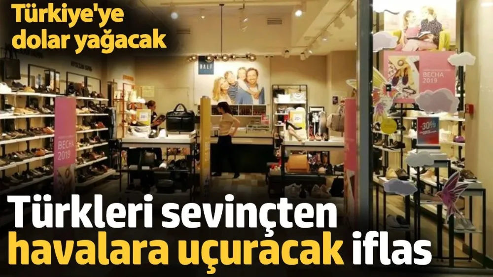 Türkleri sevinçten havalara uçuracak iflas. 
