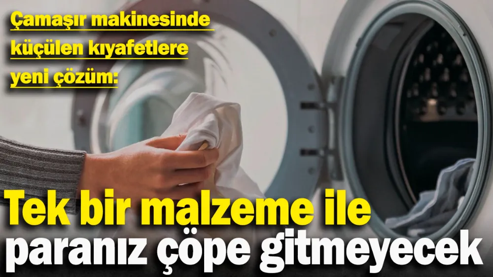 Tek bir malzeme ile paranız çöpe gitmeyecek