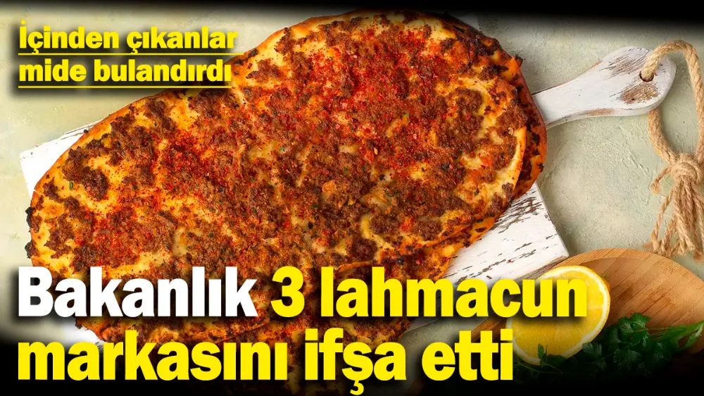 Bakanlık bu kez de 3 meşhur lahmacun markasını ifşa etti