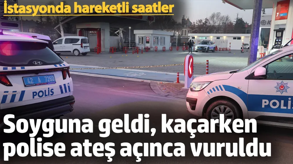 Soygun için girdi kaçmak isterken polise ateş açınca vuruldu