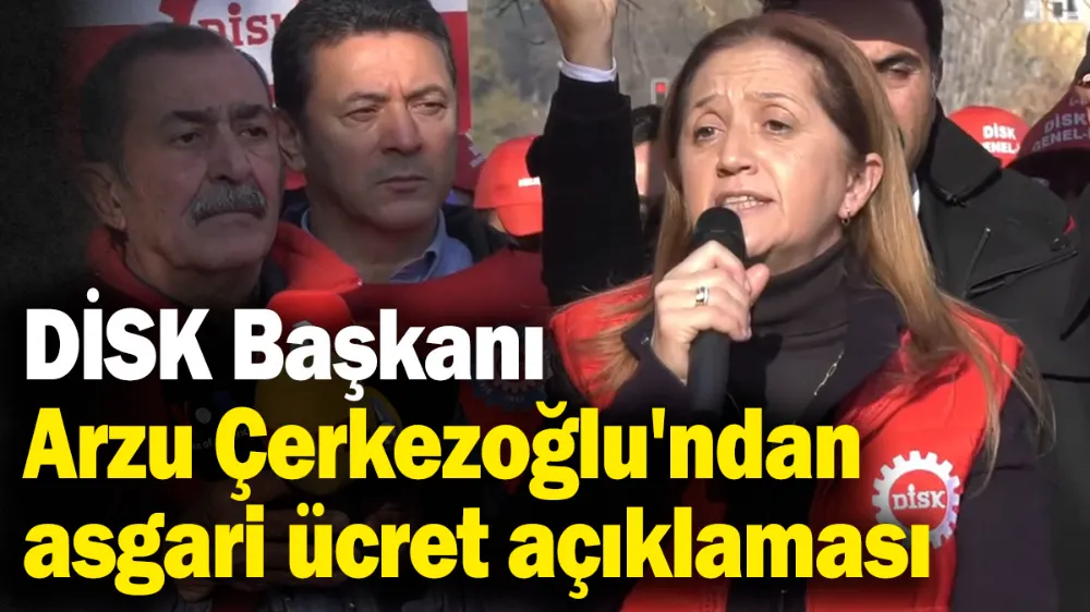 DİSK Başkanı Arzu Çerkezoğlu