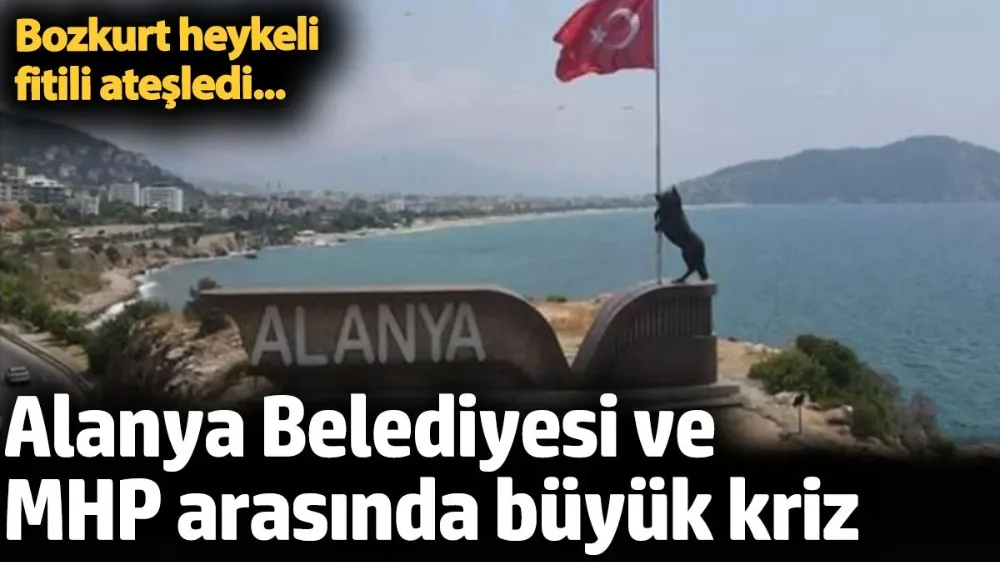 Bozkurt heykeli fitili ateşledi