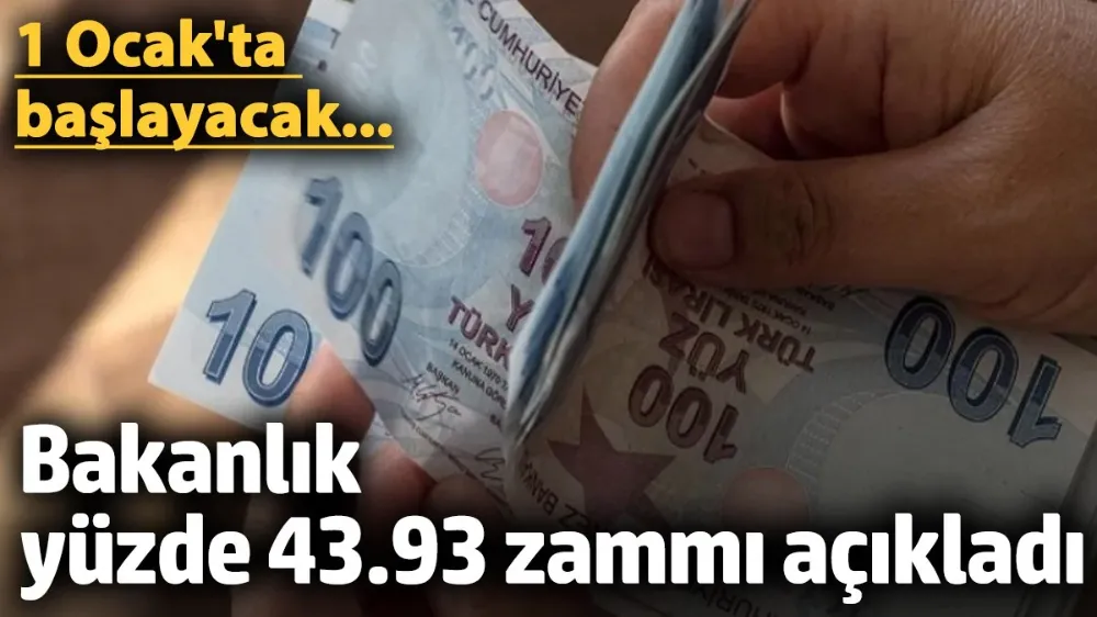 Ticaret Bakanlığı yüzde 43.93 zammı açıkladı! 