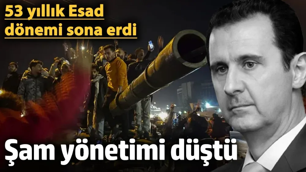 Şam yönetimi düştü, Esad kaçtı! 