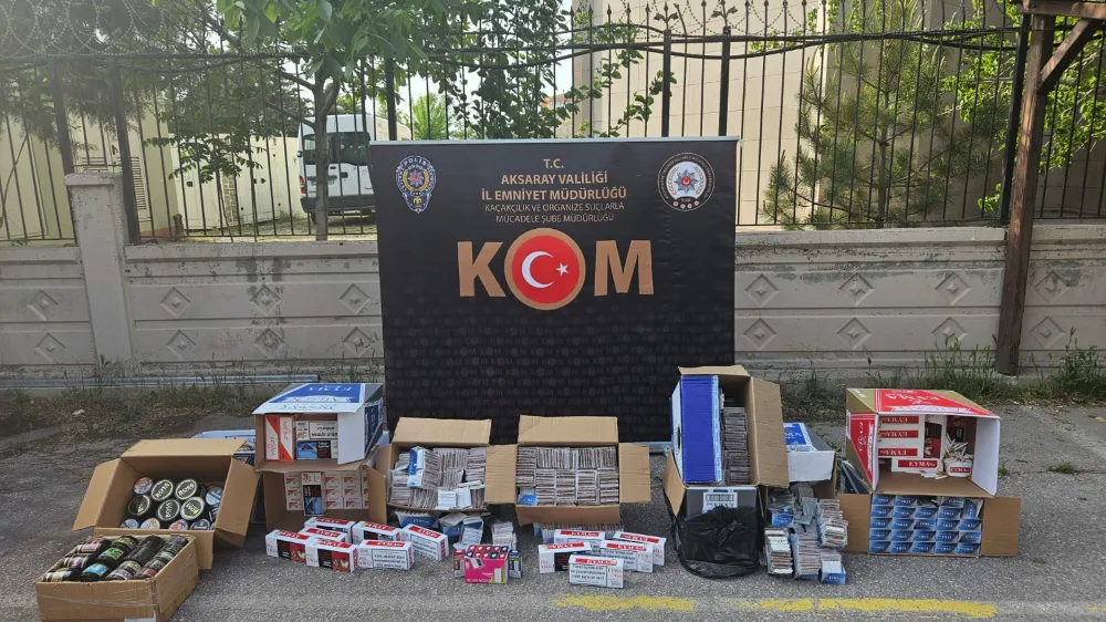 Gümrük kaçağı elektronik sigara, nargile tütünü ve makaron yakalandı