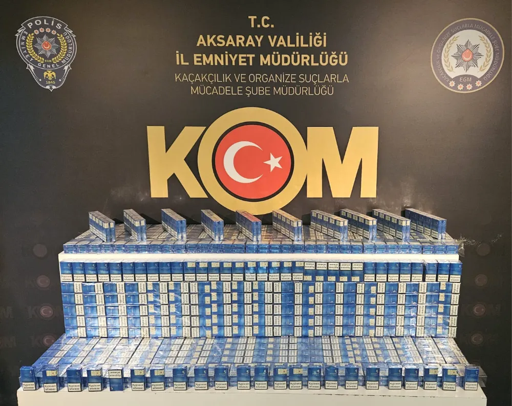 892 paket sigara ele geçirildi