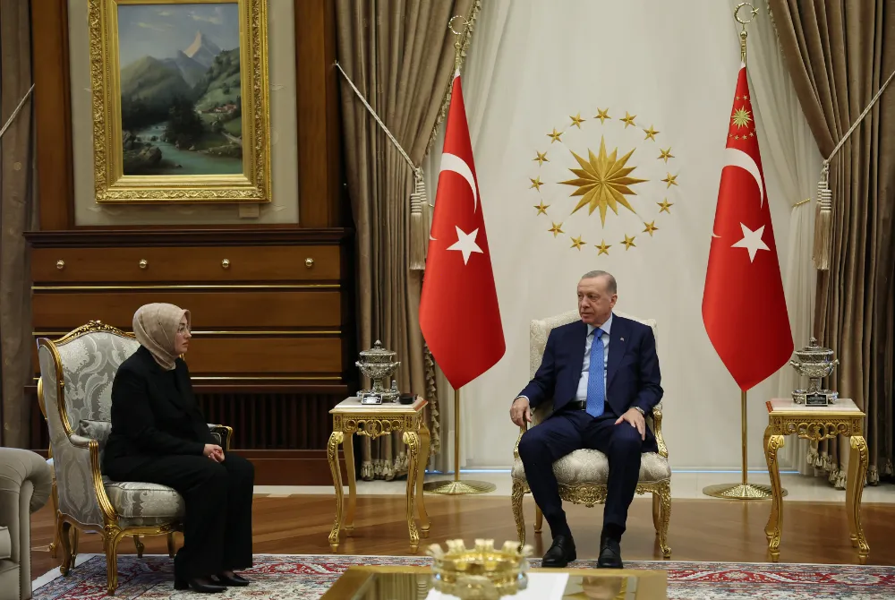 Erdoğan Ayşe Ateş ile görüştü