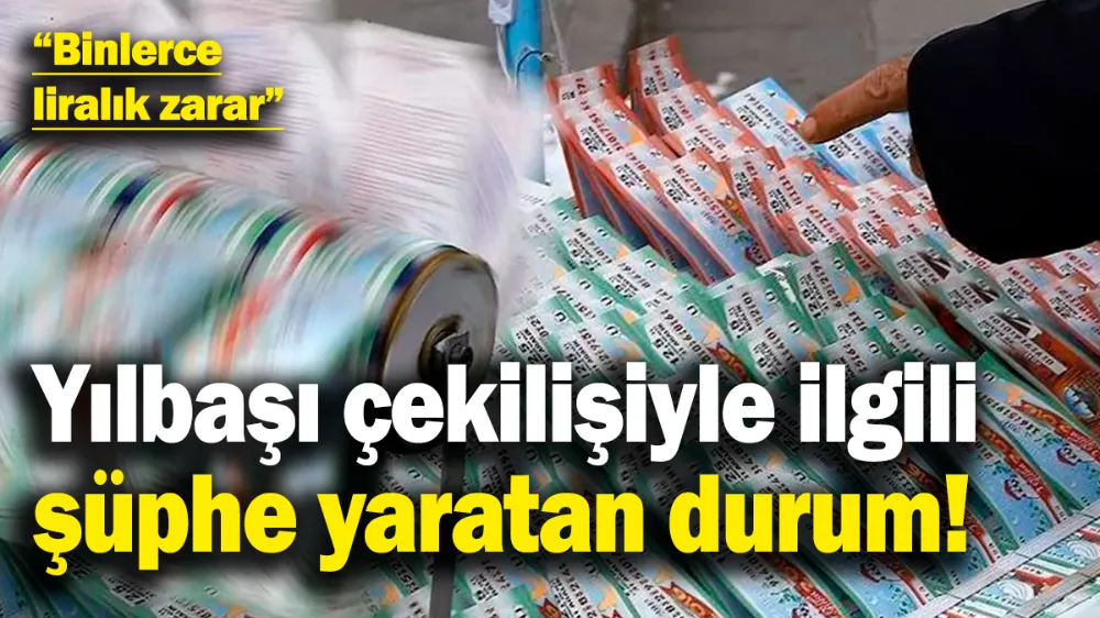 Yılbaşı çekilişiyle ilgili şüphe yaratan durum! 