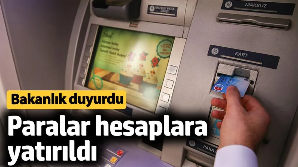 Çiftçilerin hesaplarına yatırıldı