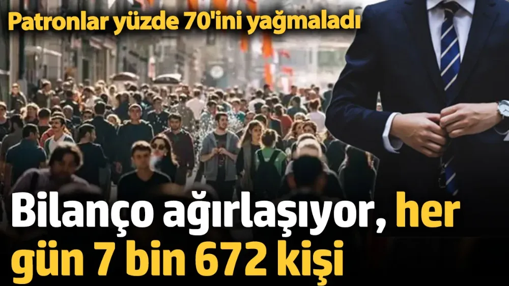 İşsizlikte bilanço ağırlaşıyor, her gün 7 bin 672 kişi! 