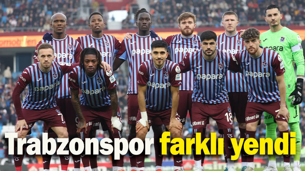 Trabzonspor farklı yendi