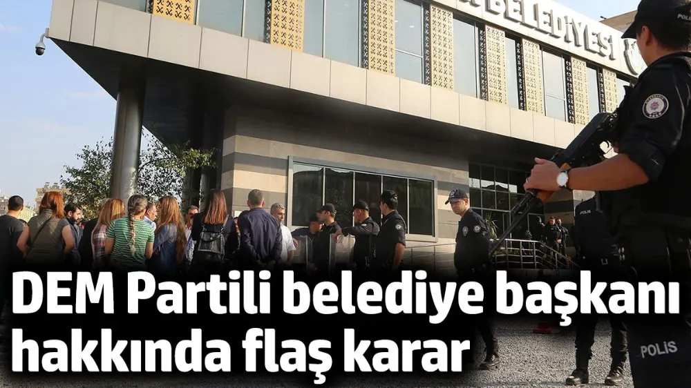 DEM Partili belediye başkanı tahliye edildi