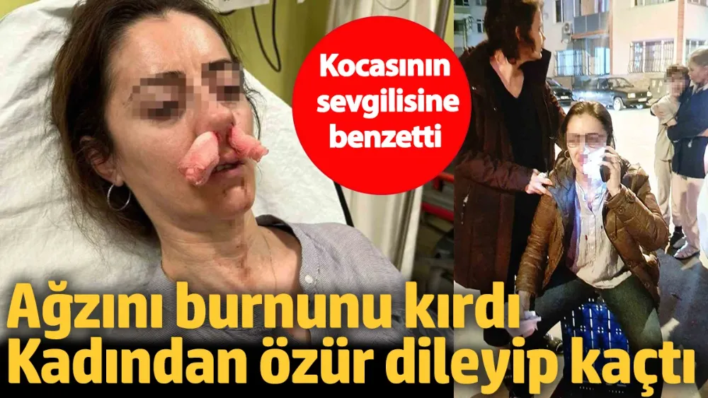 Kocasının sevgilisine benzetti evire çevire dövdü