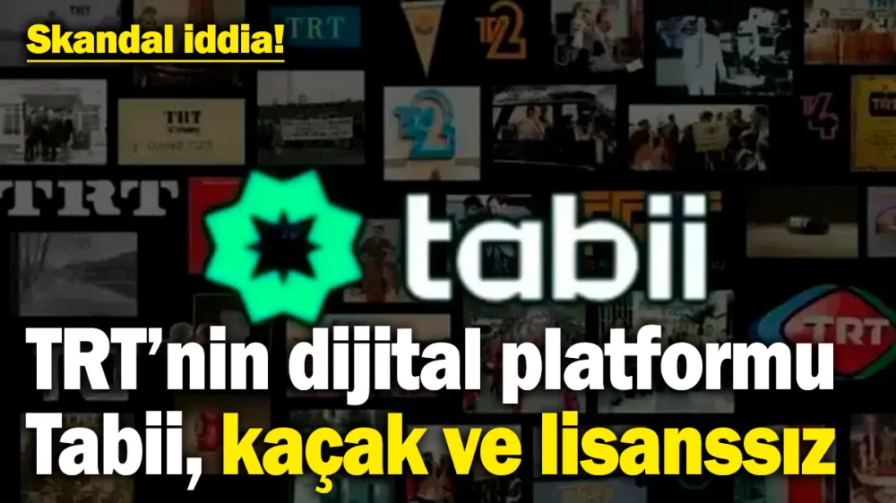 TRT’nin dijital platformu Tabii hakkında skandal iddia! 