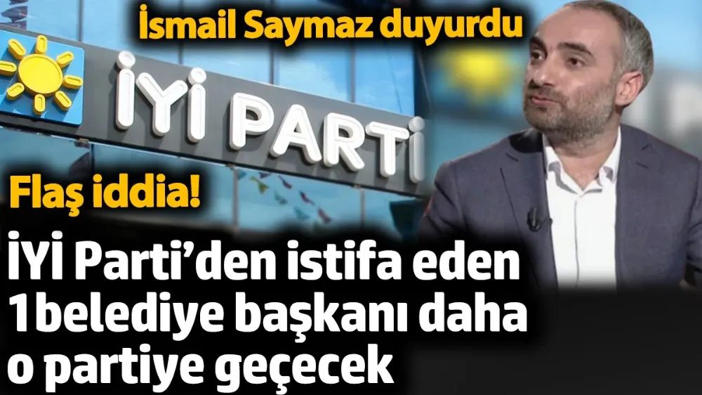 İYİ Parti’den ayrılan 1 belediye başkanı daha o partiye geçecek.