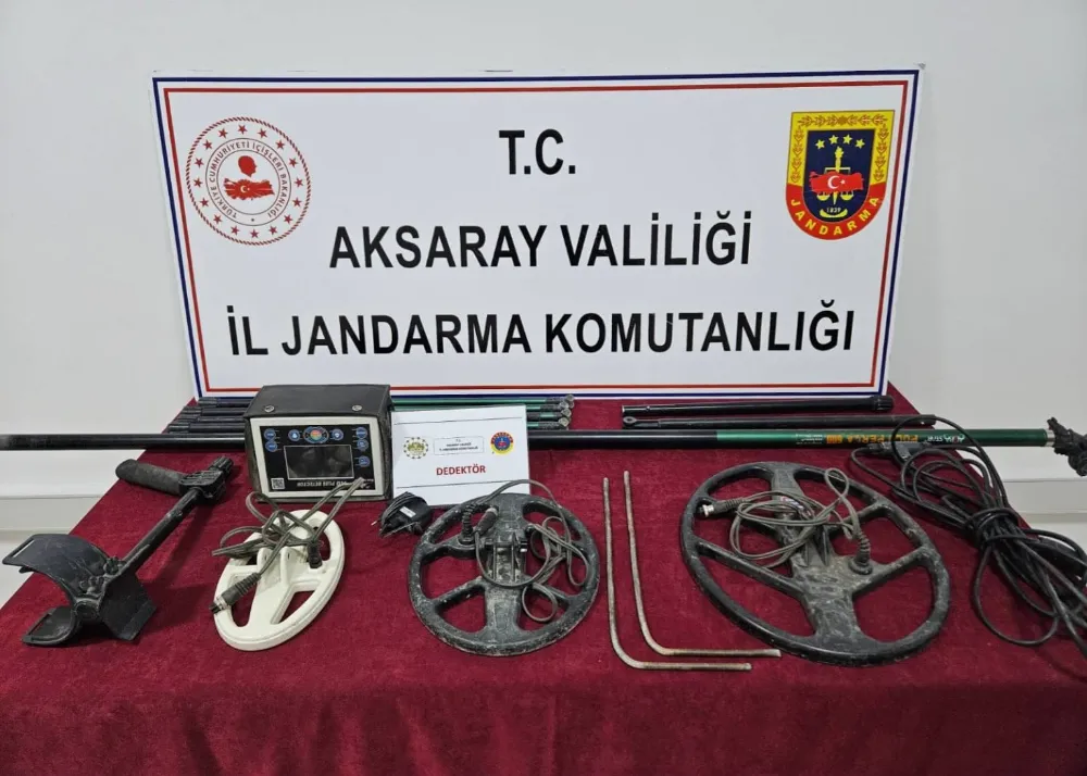 Aksaray’da Kaçak Kazı Operasyonu