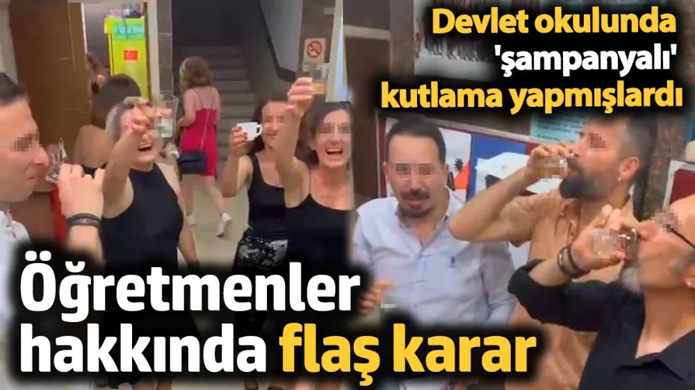 Öğretmenler hakkında flaş karar