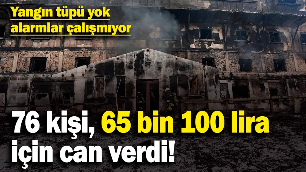 Yangın tüpü yok, alarmlar çalışmıyor..