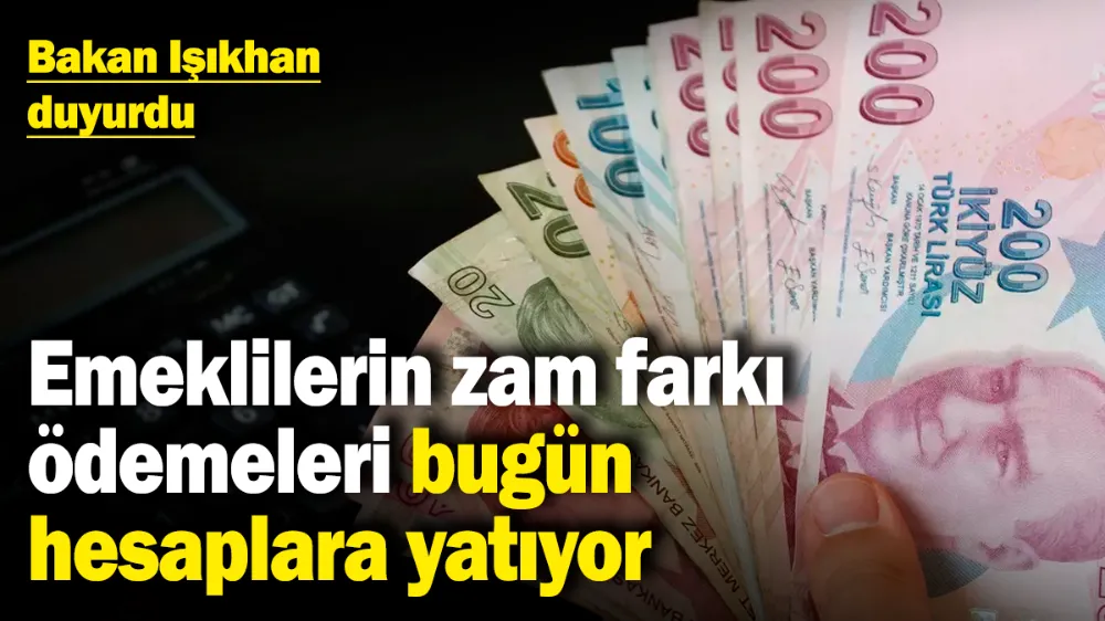 Emeklilerin zam farkı ödemeleri bugün hesaplara yatıyor! 