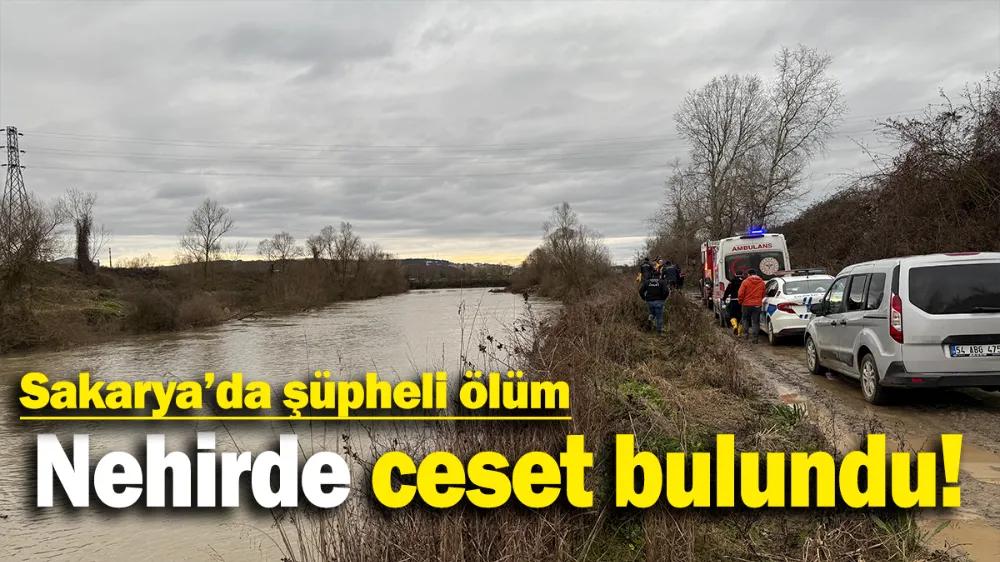 Nehirde ceset bulundu