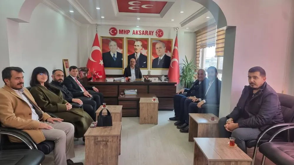 Aksaray Barosu’ndan MHP İl Teşkilatına İade-i Ziyaret