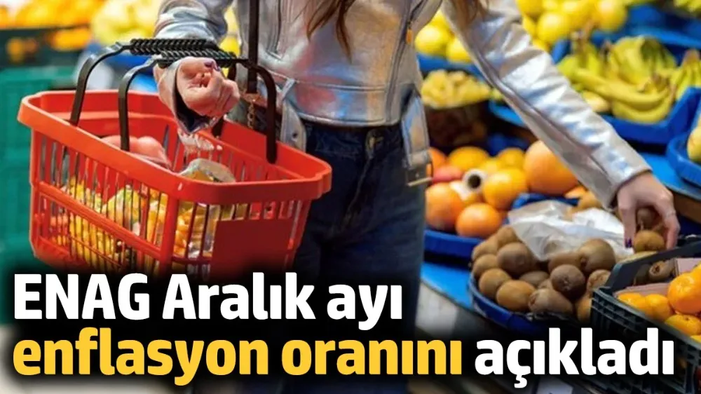 ENAG Aralık ayı enflasyon oranını açıkladı (3 Ocak 2025)