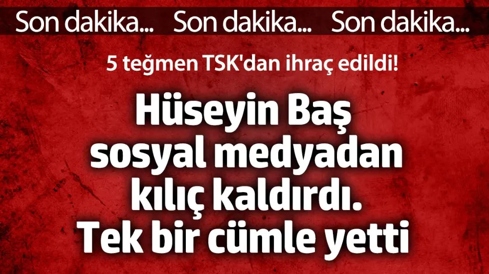 Hüseyin Baş sosyal medyadan kılıç kaldırdı. Tek bir söz yetti. 