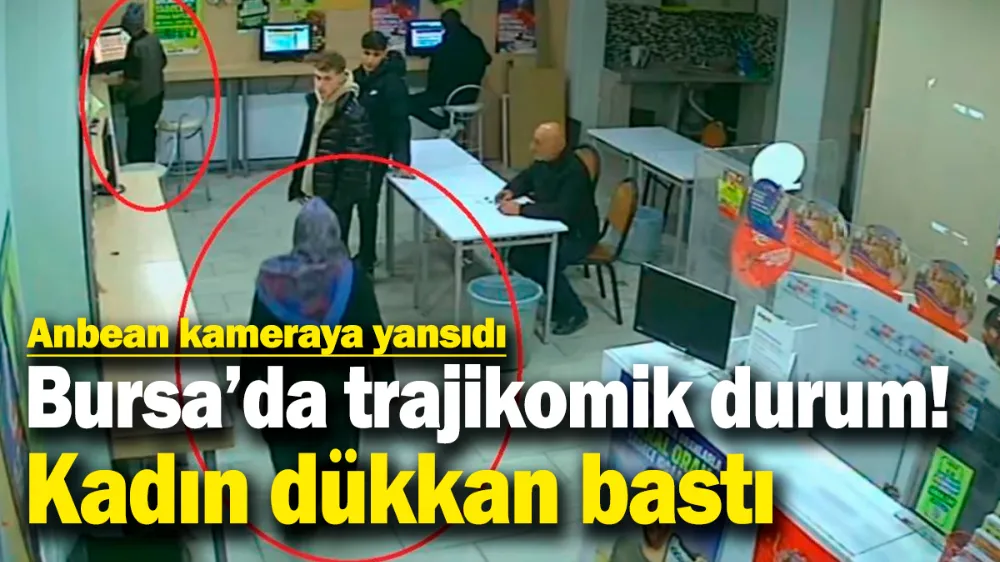 Kadın mekanı bastı, dükkana araçlara zarar verdi