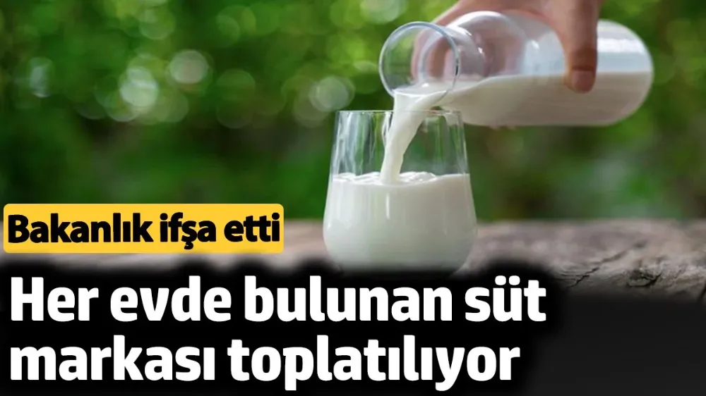 Her evde bulunan süt markası toplatılıyor. 