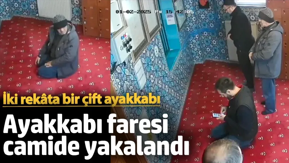Beyoğlu’nda ayakkabı faresi camide yakalandı