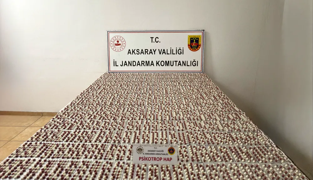 Aksaray’da Uyuşturucu Operasyonu: 5322 Adet Uyuşturucu Hap Ele Geçirildi