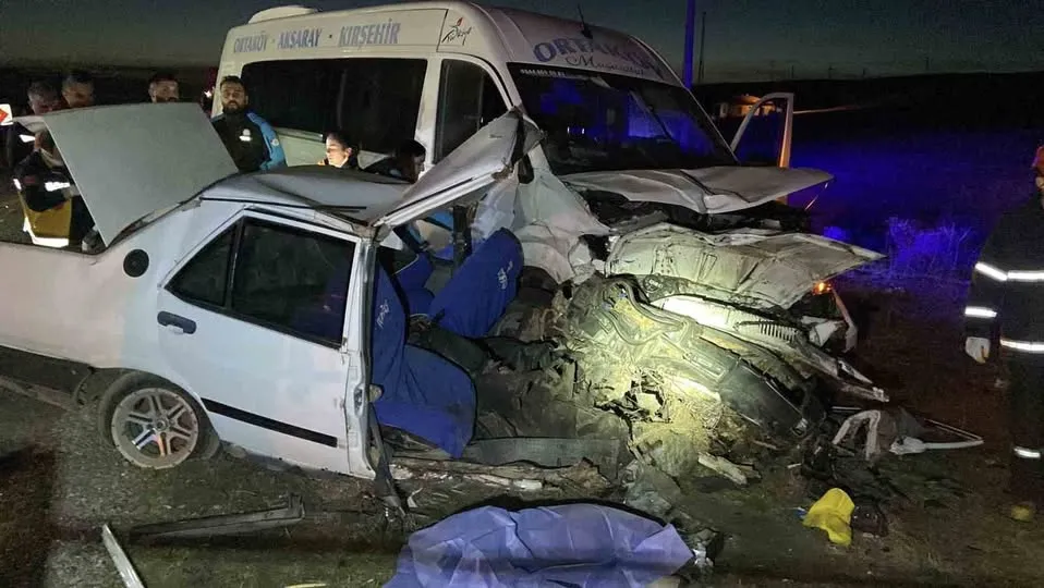 Aksaray’da Feci Kaza...