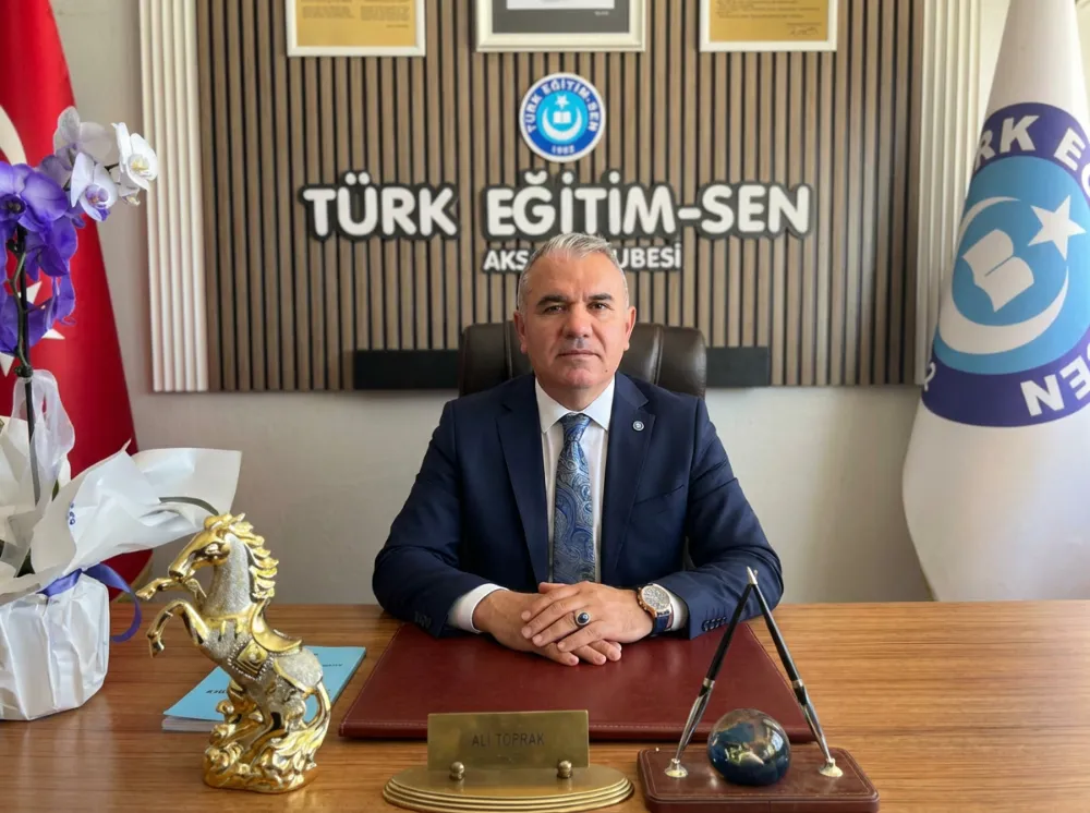 Türk Eğitim-Sen Aksaray’da Güven Tazeledi: Ali Toprak Oy Birliğiyle Yeniden Başkan