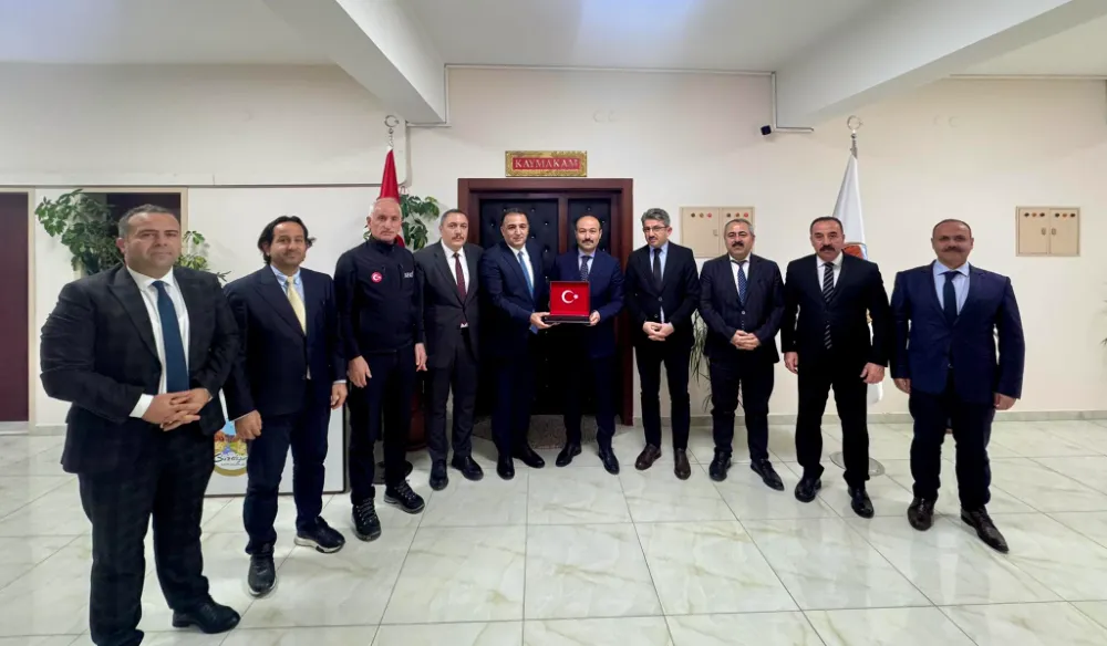 Güzelyurt’ta Kurum Amirlerinden Kaymakam ARAT’a Birlik ve Dayanışma Ziyareti