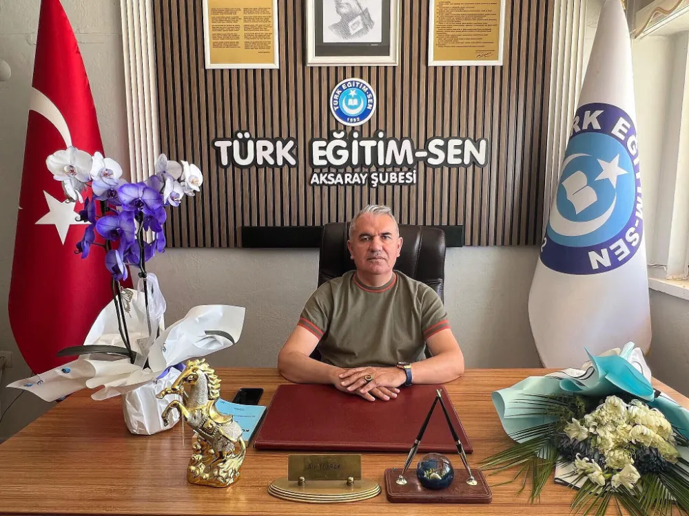 Türk Eğitim-Sen Aksaray Şube Başkanı Ali Toprak’tan Diyanet’e Türkiye geneli çağrı