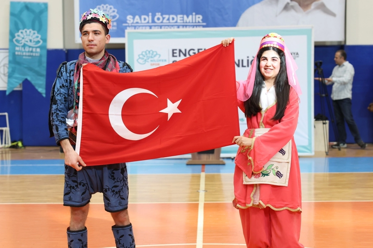 Bursa Nilüfer’de engeller sporla aşıldı