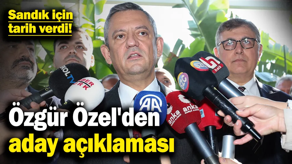 Seçim için tarih verdi