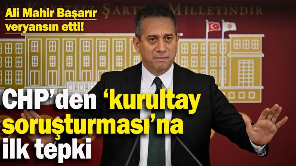 CHP’den ‘kurultay soruşturması