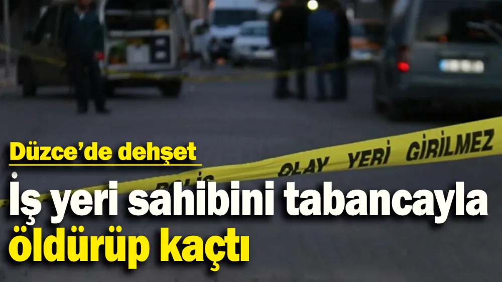 İş yeri sahibini tabancayla öldürüp kaçtı
