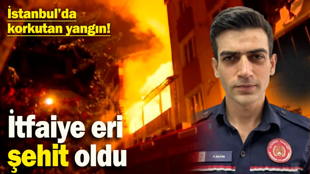 İstanbul’da korkutan yangın! 