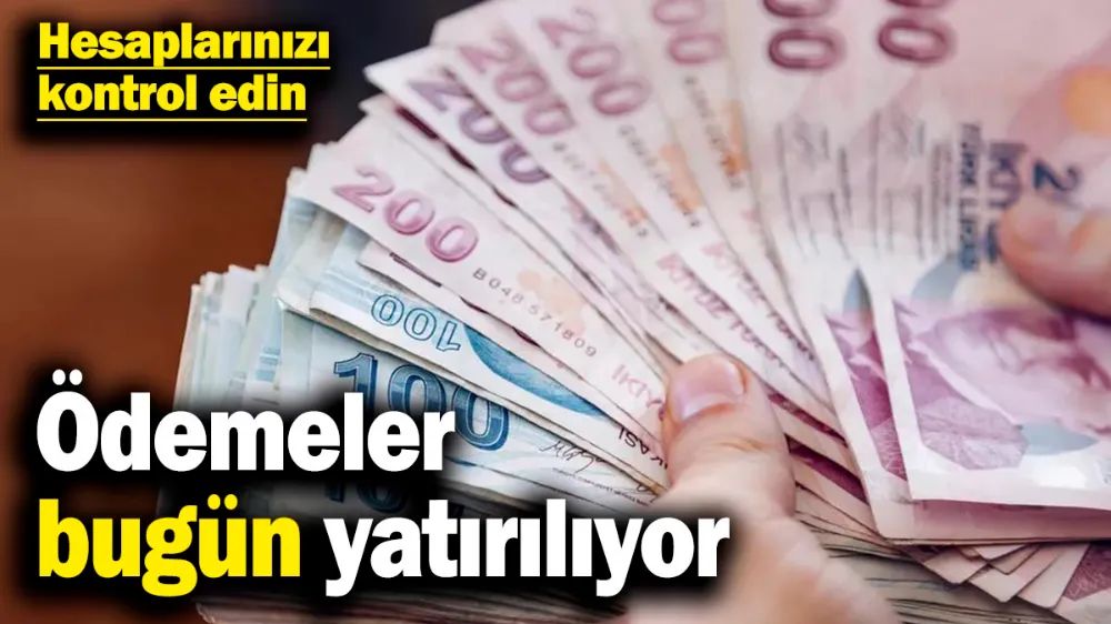 Hesaplarınızı kontrol edin! 
