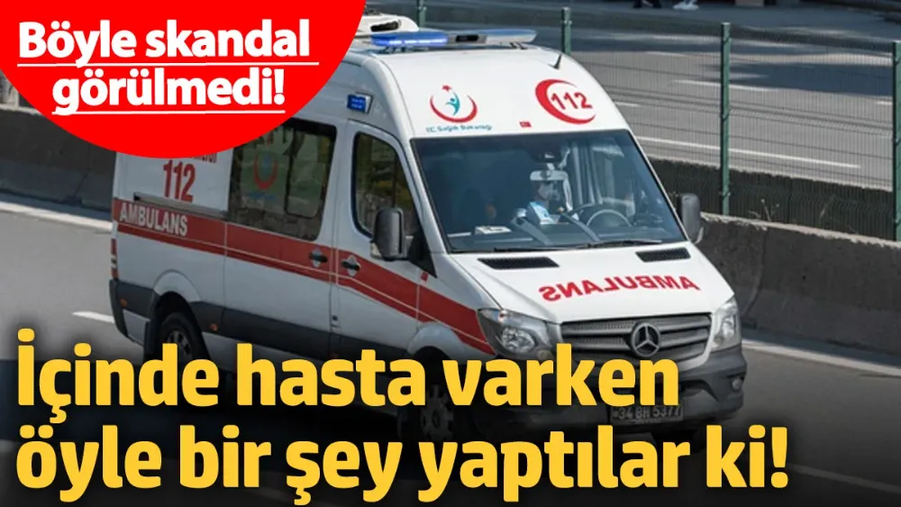 Böyle skandal görülmedi