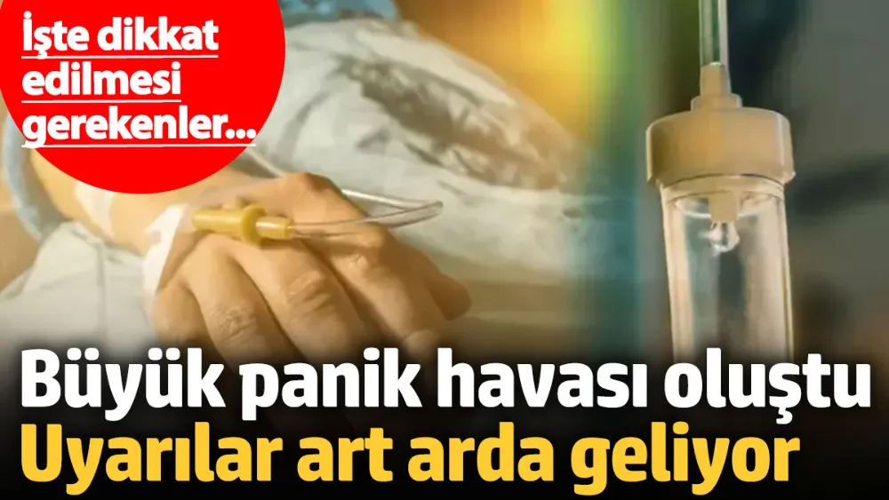 Büyük panik havası oluştu, uyarılar art arda geliyor! 