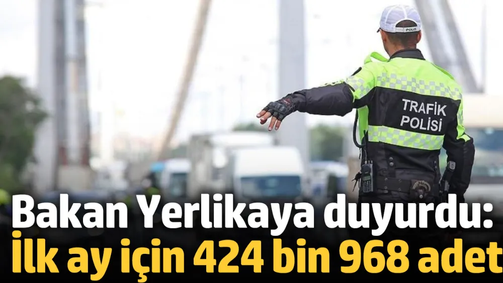  İlk ay için 424 bin 968 adet denetim yapıldı