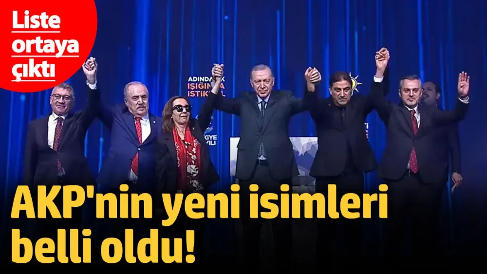 AKP Güncellendi...Yeni isimleri belli oldu!