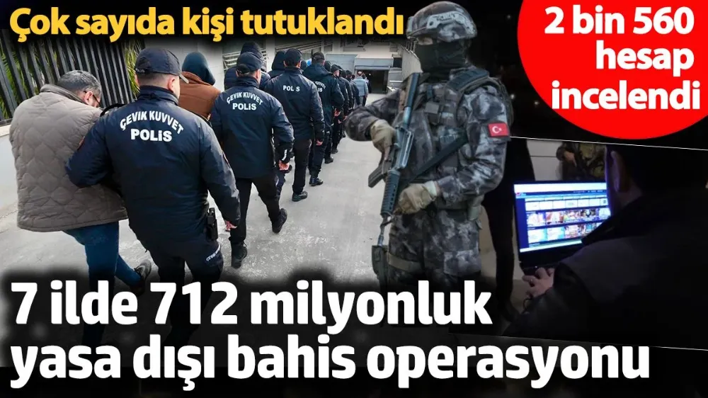 7 ilde 712 milyon TL