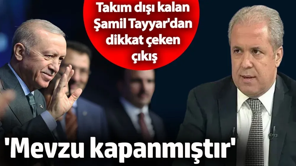 Takım dışı kalan Şamil Tayyar: 