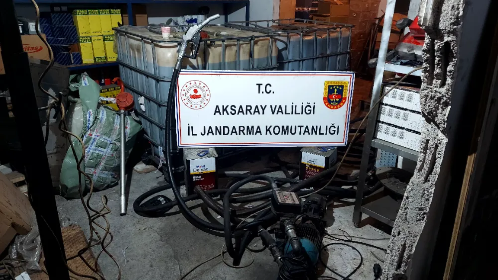 Aksaray’da Kaçak Akaryakıt Operasyonu